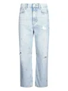 Liu •jo Liu Jo Light Blue Relaxed-fit Liu Jo Jeans In Blue