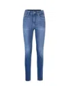 Liu •jo Liu Jo Bottom Up Skinny Jeans In Blue