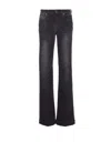 Liu •jo Flared Denim Trousers In Blue