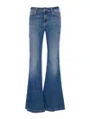 Liu •jo Liu Jo Belted Bootcut Jeans In Azul