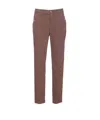 Liu •jo Buttoned Jeans With Side And Back Pockets In Brown
