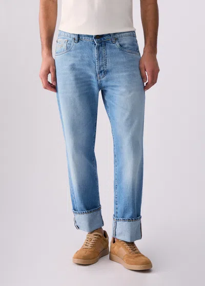 Liu •jo Jeans Comfort Fit Man Blue Denim
