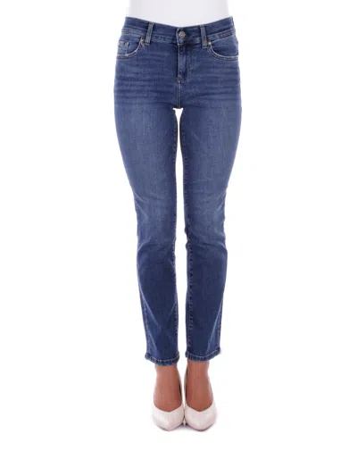 Liu •jo Jeans Liu Jo Woman Color Denim In Denim Blu E Verdi