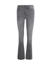 Liu •jo Jeans Flare A Vita Alta Grigio In Gray