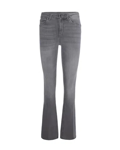 LIU •JO JEANS FLARE A VITA ALTA GRIGIO