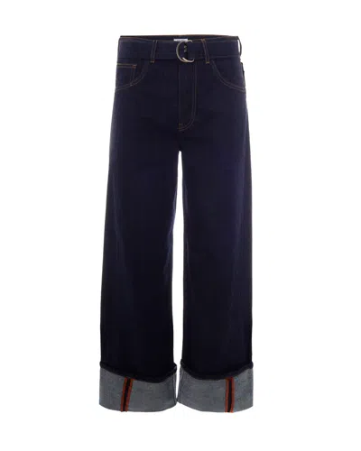Liu •jo Jeans Flare Belt Risvolto Normal Wash In D485477000