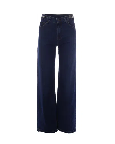 Liu •jo Jeans Flare Dark Washed In Blue