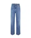 LIU •JO LIU JO JEANS FLARE A VITA ALTA BLU