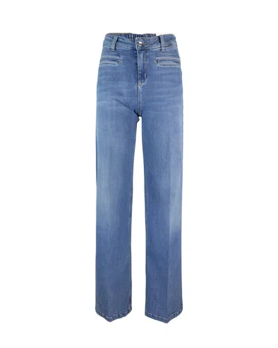 LIU •JO LIU JO JEANS FLARE A VITA ALTA BLU