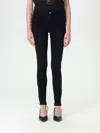 Liu •jo Liu Jo Stretch Flannel Cargo Trousers In Black