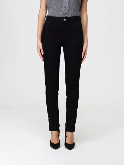 Liu •jo Jeans Liu Jo Woman Color Black In Animal Print