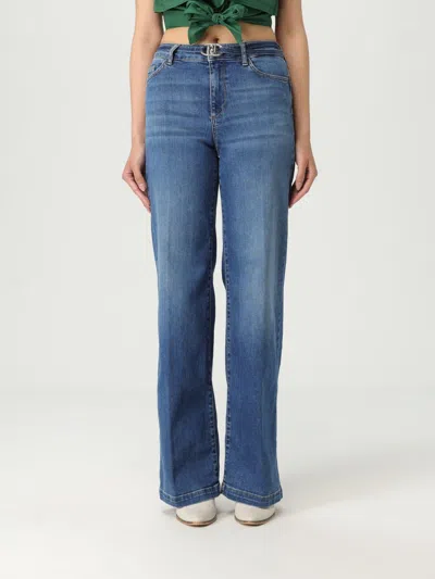 LIU •JO JEANS LIU JO WOMAN COLOR BLUE,G57789009