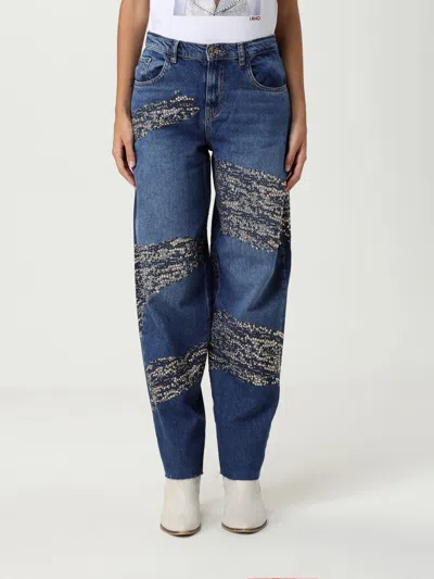 LIU •JO JEANS LIU JO WOMAN COLOR BLUE,H36393009