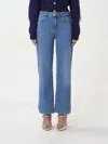 Liu •jo Liu Jo Light Blue Flared Bottom Jeans In Blue
