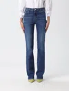 Liu •jo Jeans Liu Jo Woman Color Blue In Animal Print