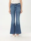 Liu •jo Low-rise Flared Jeans In Navy