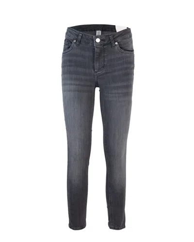 Liu •jo Jeans Skinny Bottom Up In Grey