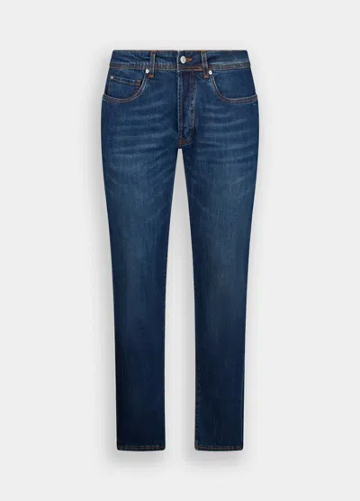 Liu •jo Jeans Slim Fit Man Denim Dark In Blue