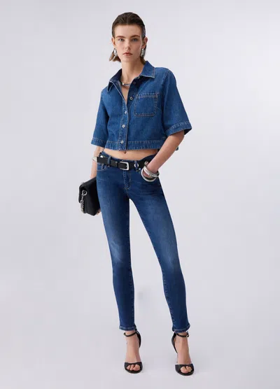 Liu •jo Liu Jo Jeans Ua6183-d0314 In Blue