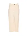 Liu •jo Denim Trousers With Belt Loops In Multi