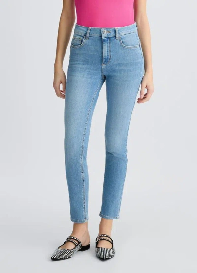 Liu •jo Jeans Woman Liu Jo Divine Ua5013 D0236 78858 In Blue