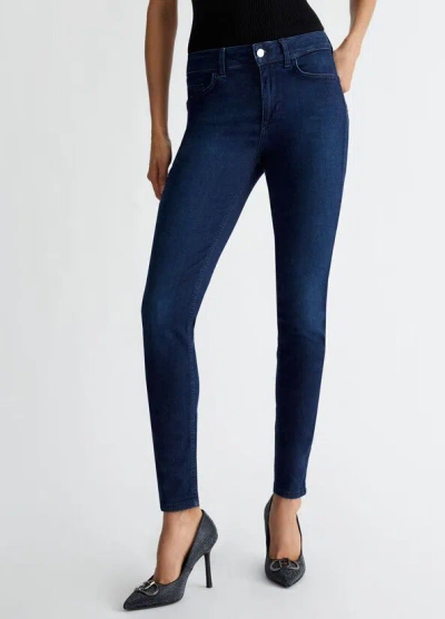 Liu •jo Jeans Woman Liu Jo Divine Uf4013 D4614 78218 In Blue