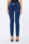 Liu •jo Jeans Woman Liu Jo Divine Uf5013 D0264 78918 In Blue