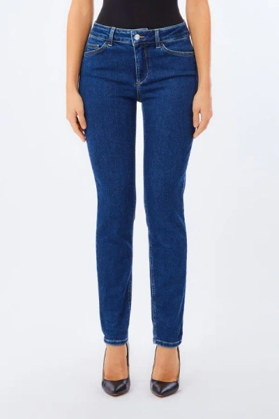 Liu •jo Jeans Woman Liu Jo Divine Uf5013 D0264 78918 In Blue