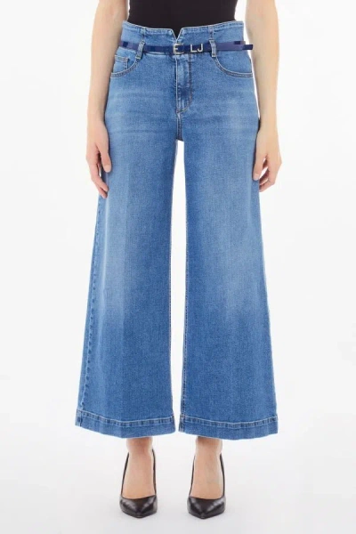 Liu •jo Jeans Woman Liu Jo Flares Ua5139 D0241 78827 In Blue