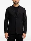 Liu •jo Jersey Blazer In Black