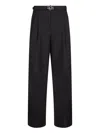 Liu •jo Jewel-buckle Trousers In Black