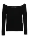 Liu •jo Off-shoulder Top In Black