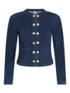 Liu •jo Liu Jo Jacket With Double Buttons In Blue