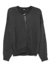 Liu •jo Crew-neck Cardigan In Grey