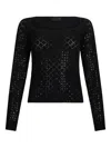 Liu •jo Jumper With Sequins In Black