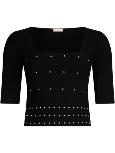 Liu •jo Jumper With Studs In Black