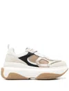 Liu •jo June Colour-block Platform Sneakers In Neutrals