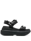 Liu •jo June Open-toe Sandals In Black