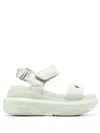 Liu •jo June Open-toe Sandals In Green