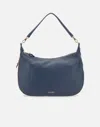 Liu •jo Liu Jo Embossed Print Blue Shoulder Bag