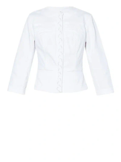 Liu •jo Kate Optical White Denim Jacket