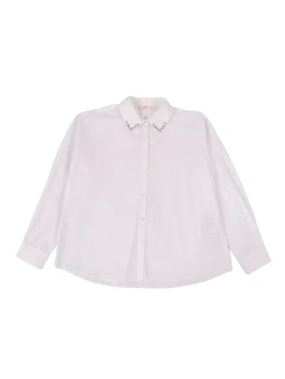Liu •jo Liu Jo Kids Blouse In White