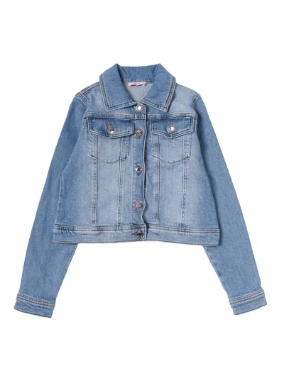 Liu •jo Liu Jo Kids Jacket In Blue