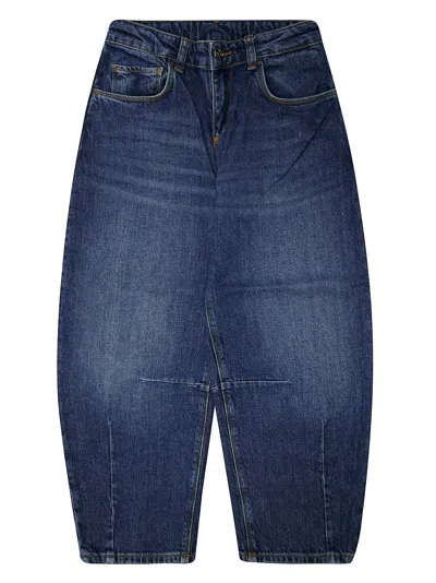 Liu •jo Liu Jo Kids Kids Balloon Jeans For Fw25 In Blue