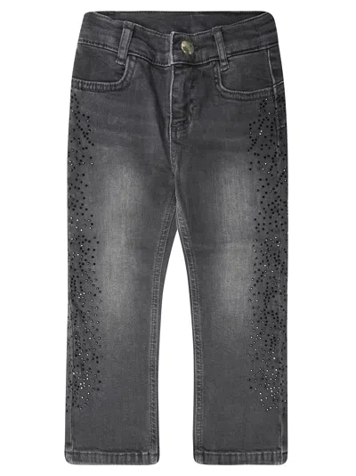 Liu •jo Liu Jo Kids Kids Flare Jeans In Nero