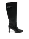 Liu •jo Knee-high Boots With Pointed Toe In Black