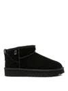 Liu •jo Suede Ankle Boots In Black