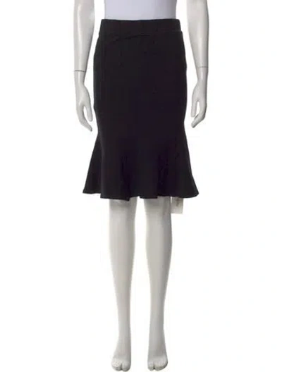 Pre-owned Liu •jo Knee-length Skirt In Black