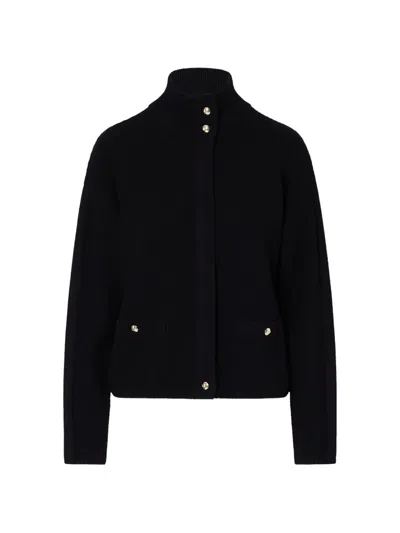 Liu •jo Knit Jacket In Black