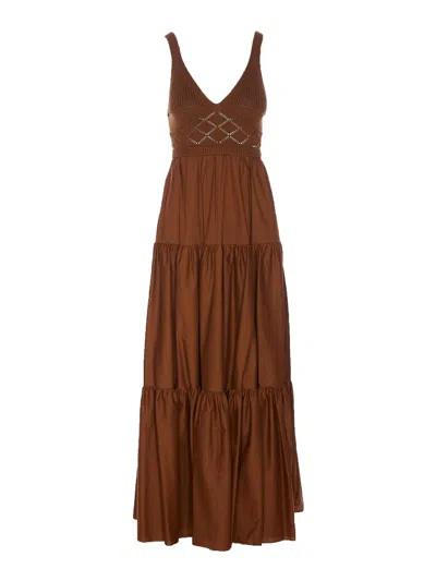 Liu •jo Liu Jo Dresses In Brown